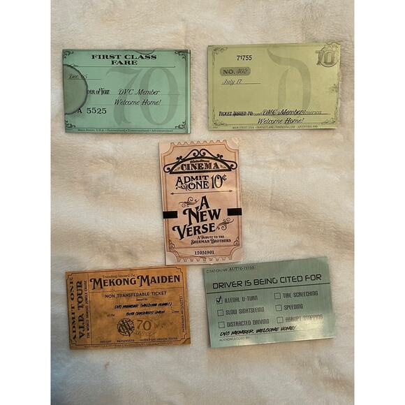 2025 70th Disneyland MagicBand+ (5) Tickets Frontierland Main St Jungle Cruise - Picture 2 of 2